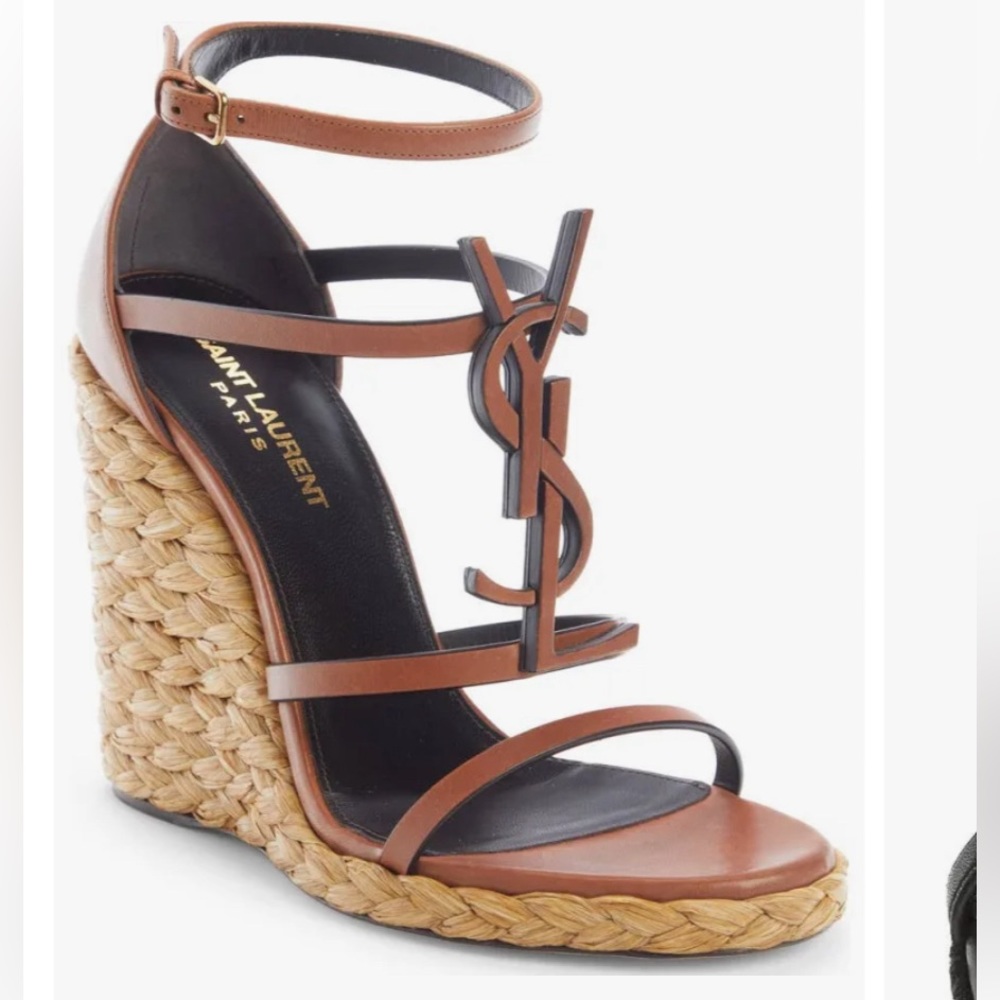 Saint Laurent wedge sandals